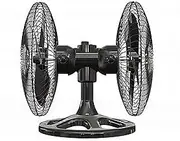 18" High velocity heavy duty floor fan, industrial fan, commercial fan, double head 360 degree rotating oscillating fan, 3 speeds, strong wind power