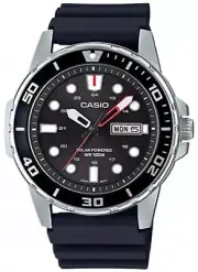Casio MTP-S110-1AVCF Men's Diver's Style Solar Powered Watch MTPS110-1AV