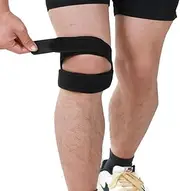 Patella Knee Strap, Adjustable Knee Brace 3D Silicone Insert for Men & Women, Knee Joint Pain Prevention & Relief & Patella Stabilizer Support for Running, Riding, football, Hiking.