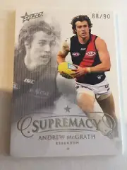 2019 Supremacy Select Andrew Mcgrath Essendon Bombers Base Common Card RARE