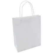 J.Burrows Recycled Kraft Bag Small White 150 Pack