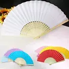 Handmade Wedding Kids Drawing Folding Hand Held Chinese Style Paper Fan