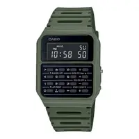 在飛比找ETMall東森購物網優惠-【CASIO 卡西歐】復古計算機電子錶 橡膠錶帶 全自動日曆