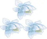 DOITOOL 1Set Delicate Flower Embroidered Appliques Sewing Craft Patches for Cheongsam and Clothing Decoration Durable and Easy to Sew Embroidery Accessories
