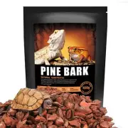 Reptile Bark Bedding Snake Pine Chip Substrate Lizard Natural Wood Granule Su...