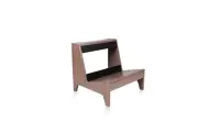 Gator Frameworks Elite Series Small Wooden Combo Guitar Amp Stand in Driftwoo...