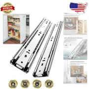 Galvanized 30 Inch Drawer Slides - Heavy Duty Locking, 150 lbs Weight Capacity