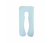 U-Shape Maternity Pregnancy Pillow Nursing Sleeping For Body Feeding Support - Blue