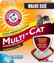 Arm & Hammer Multi-Cat Clumping Litter 29 Lb Cleanburst