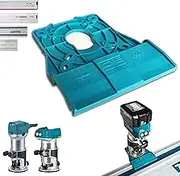 SLE Engineering Professional Guide Rail Adapter for Makita DRT50 / RT0700C / RT0702C / RT0700 for Makita / Bosch / Festool / Mafell Guide Rail Router Edge Milling Adapter