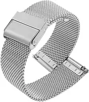 [GBAGVSYK] Quick Release Stainless Steel Mesh Watch Band 8mm-24mm Men Women Universal Watch Strap Quartz Watch Smart Watch Replacement Band