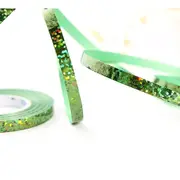 Holographic Laser Green Foil Curling Ribbon Roll