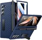 Designed for Samsung Galaxy Z Fold 6 Case,Built-in [Screen Protector] [Hinge Pro