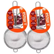 Imusa Fine Mesh Colander Stainless Steel 8 cm / 3.1 in Set of 2