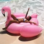 Giant Inflatable Unicorn Swimming Ring Float Raft Lounge Bed Pool Bed Flamingo