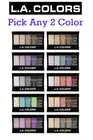 L.A. Colors LA Colors Matte Shimmer Eyeshadow Palette "Pick Any" 2 PCS SET