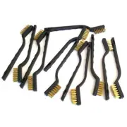 Brass Wires Brushes Comfortable Handle 172.5mm Cleaning Scrubbing Accessories