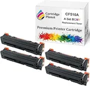 Cartridge Planet a Set BCMY Compatible Toner Cartridge Replacement for HP 204A CF510A CF511A CF513A CF512A (1,100/900 (B/CMY) Pages) for HP Color Laserjet Pro M154a Pro M154nw M180n M181fw