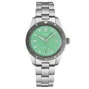 Oris 01 733 7771 4057-07 8 19 18 Men's Divers Green Dial Automatic Watch