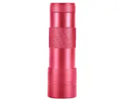 3W 12LED UV Flashlight Expert Jade Torch for Jewelry Appraisal Fluorescence Detection Rose Red