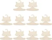 Healifty 10Pcs Cartoon Hangers for Clothes Nursery Clothing Storage and Space Saving Design for Dress and Shirt Organization