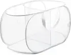 Foldable Laundry Basket - Popup and Collapsible, Durable Mesh Material, Folds...