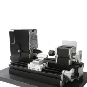 Lathe Machine 12000r/min 110V-240V Saw Workbench Area 90*90mm Mini Lathe