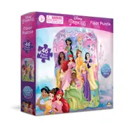 46pc Disney Princess Floor Jigsaw Puzzle 50x74cm Kids Fairy Tale Puzzle 3y+