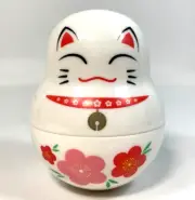 Happy Cat Toothpick Holder & Dispenser Tumbling Self-Balancing Container