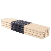 12 Pairs Drum sticks 5A Classic Maple Wood Drumsticks Wood Tip Drumstick for ...
