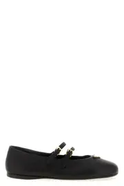 PRADA Double Strap Ballet Flats
