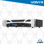 Vonyx VPA300 PA Amplifier 2x 150W Media Player with BT