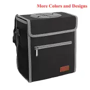 Portable Car Trash Can Bag Waterproof Waste Garbage Bin Storage Organizer Box