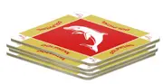 Redcliffe Dolphins NRL Cork Coasters Set of 4