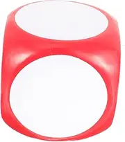 HONMEET DIY Large Dice for Writable Blank Party Game Props Educational for Family and Classroom Activities Safe Lightweight and Dice