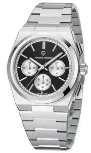 Pagani Design Chronograph Watches for Men Analog Wrist Watch, Stainless Steel...