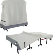 STEECA Ping Pong Table Cover Outdoor Waterproof, Dual Function Table Tennis C...