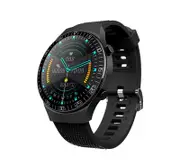 Smart Fitness Watch For Sports Fitness Blood Oxygen Blood Pressure Monitoring With Sports Tracking Waterproof And Seatproof - Black