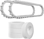 [Antallcky] Pool Robot Timing Track 9985006-R2 and Climbing Rings 6101611-R4 Replacement Parts Compatible with Maytronics Dolphin Nautilus cc Plus Robotic Pool Cleaner (6 Pack)