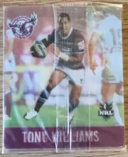 NRL 2011 Samboy Swapz Tazo ~ Tony Williams ~ Manly Warringah Sea Eagles ~ A43/64