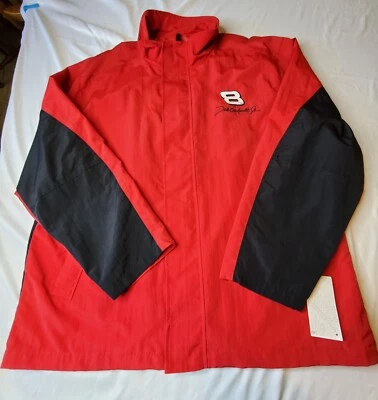 NWT NASCAR Dale Earnhardt Jr. Budweiser Lightweight Jacket Mens XL #8 Racing VTG