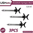 Dentist Anesthetic Dental Self Aspirating auto Passive Syringe 1.8ml 3 Pieces