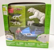 Vintage Animal Planet Polar Bear Wildlife Rescue Playset 2012 TOYS "R" US