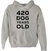 [Generic] 60th Birthday for Women Love 420 Years Old Dog Lover Funny White and Muticolor Unisex Hoodie