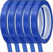 uxcell Whiteboard Tape 12mm Self Adhesive Graphic Chart Line Tape 66 Meters Grid Marking Stickers for Pinstripe Dry Erase Board Scrapbooking DIY Art Crafts, Blue, Pack of 5