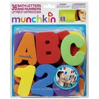 在飛比找PChome商店街優惠-美國Munchkin 36片英文字母數字洗澡戲水玩具組/益智