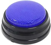 Goofly Recordable Talking Button with Led Function Learning Resources Answer Buzzers Blue