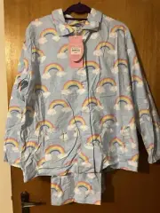 Peter Alexander Rainbow Flannelette Pyjamas PJ Size XL NEW RRP $99.95