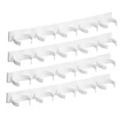 Storage Holder 4x Kitchen Spice Gripper Strip Jar Rack Organiser Wall Cabinet