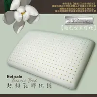 在飛比找PChome24h購物優惠-【Bennis班尼斯】~【麵包型天然乳膠枕】壹百萬馬來西亞製